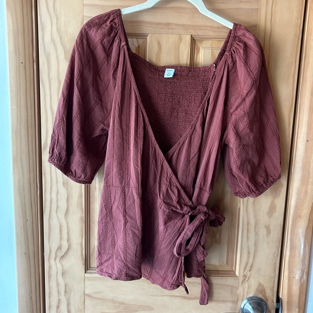 Old Navy Wrap Blouse